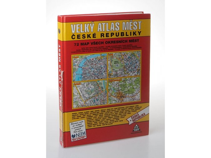 Velký atlas měst České republiky : 72 map všech okresních měst + Česká republika 1:500 000 : Renault
