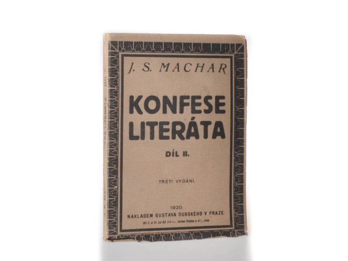 Konfese literáta. Díl II. : psáno v letech 1900-1901