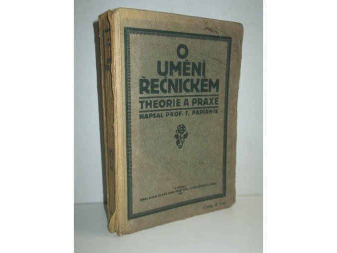 O umění řečnickém : theorie a praxe