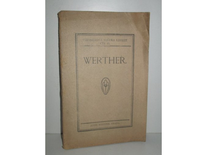 Werther : lyrické drama o 3 dějstvích