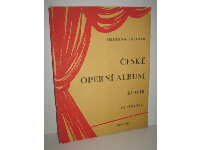 České operní album - klavír