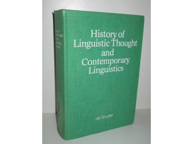 History of linguistic thought and contemporary linguistic
