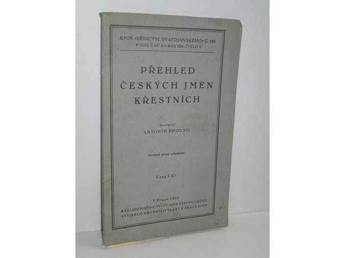 Přehled českých jmen křestních