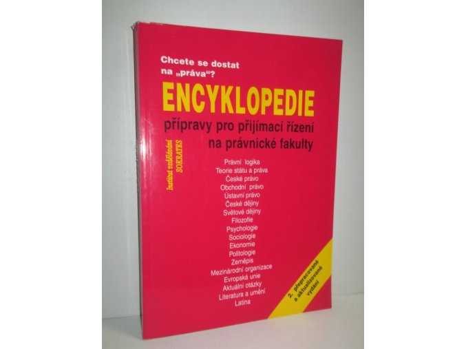 Encyklopedie přípravy pro přijímací řízení na právnické fakulty