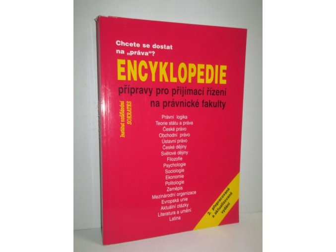 Encyklopedie přípravy pro přijímací řízení na právnické fakulty