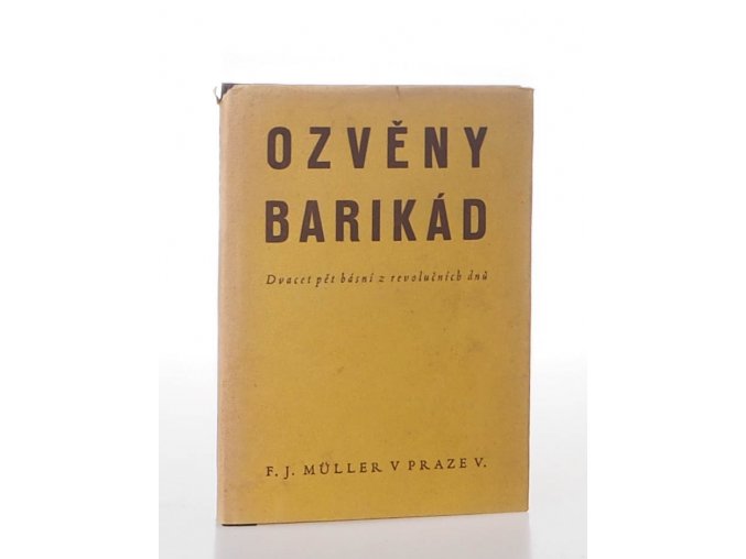 Ozvěny barikád : 25 básní z revolučních dnů