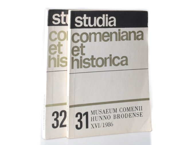 Studia comeniana et historica XVI:časopis Muzea J.A.Komenského v Uherském Brodě