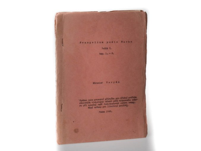 Evangelium podle Marka: sešit I. kap.1-8 (pracovní příručka)