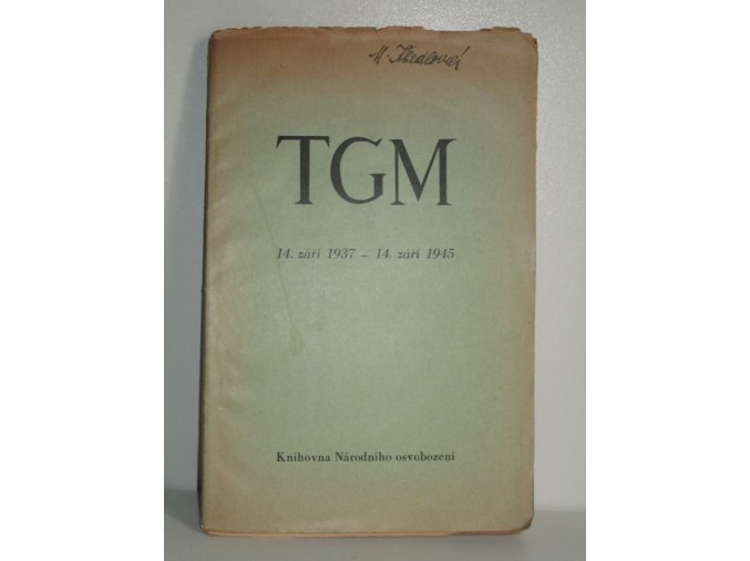 TGM : Jaroměř 14.9.1945