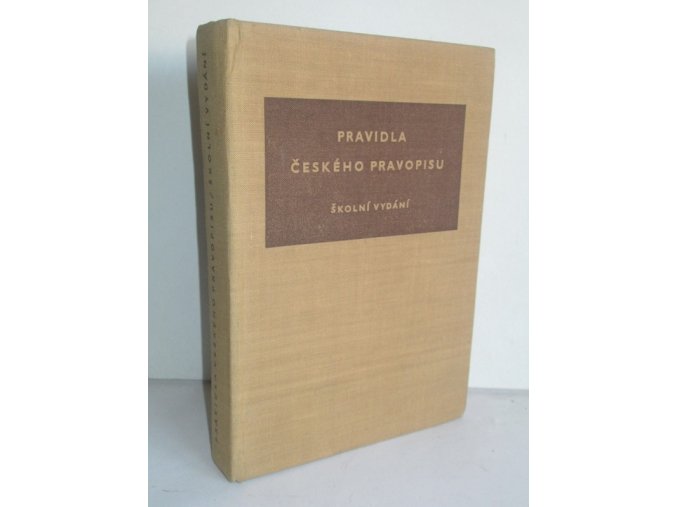 Pravidla českého pravopisu : školní vydání (1964)