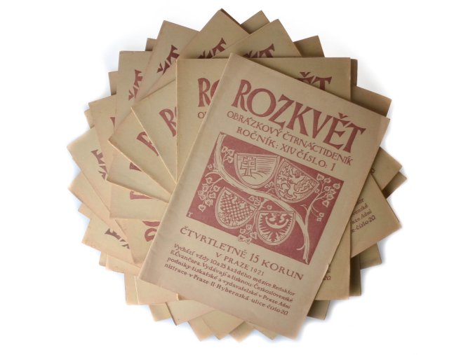časopis Rozkvět: obrázkový čtrnáctideník-ročník XIV (1921)