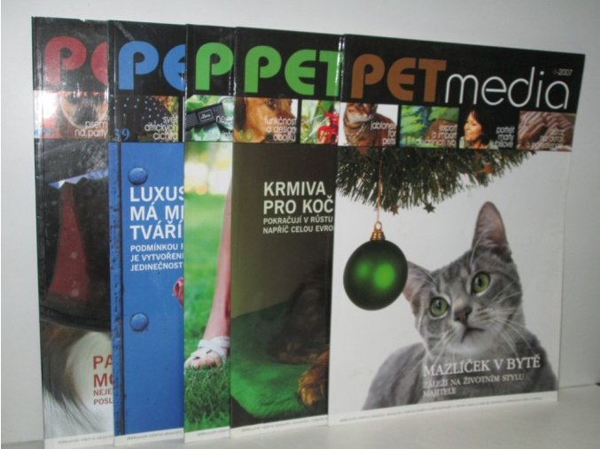 časopis Pet Media (5ks) - 2007-2008