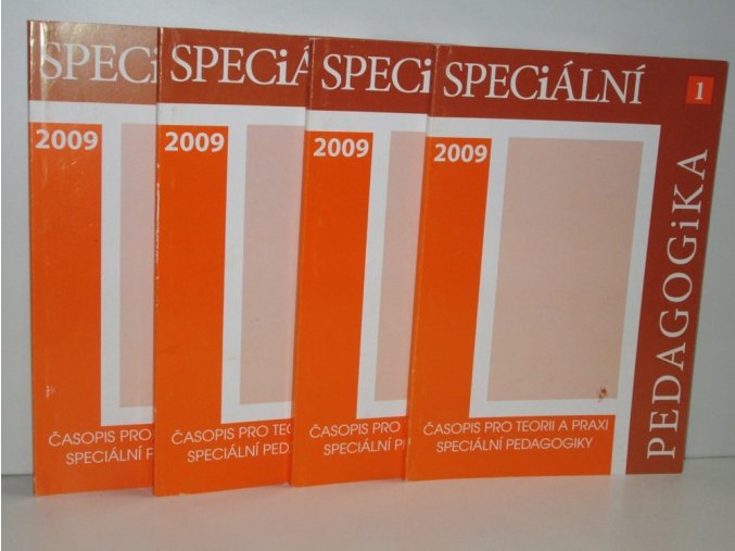 Speciální pedagogika:časopis pro teorii a praxi speciální pedagogiky, čís.1-4