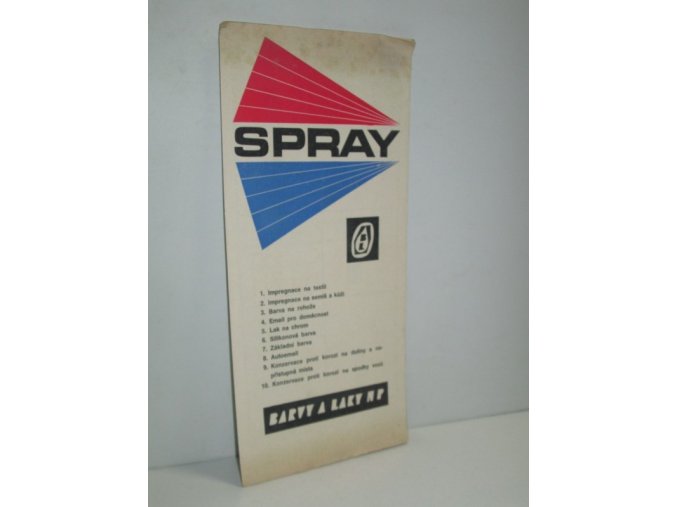 Spray:reklamní skládačka