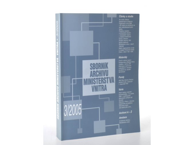 Sborník Archivu Ministerstva vnitra čís.3