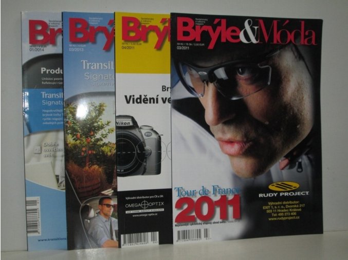 Brýle & móda : společenský a odborný magazín (4ks)