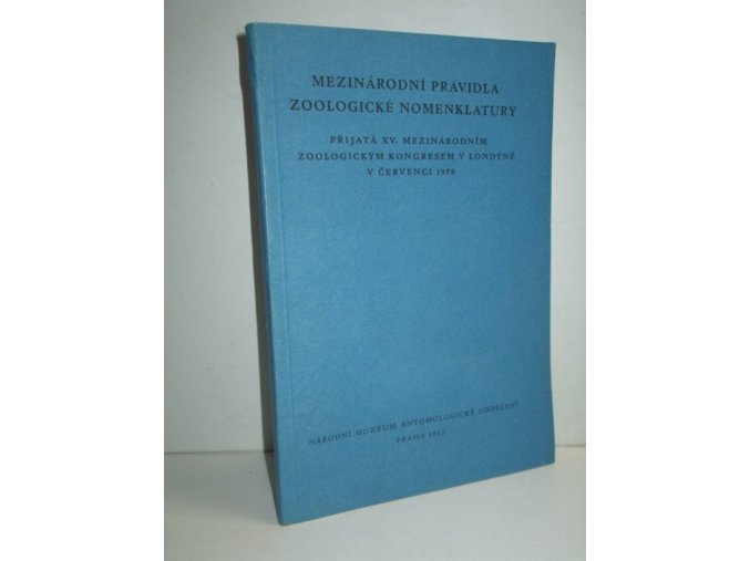 Mezinárodní pravidla zoologické nomenklatury přijatá 15. Mezinárodním zoologickým kongresem v Londýně v červenci 1958