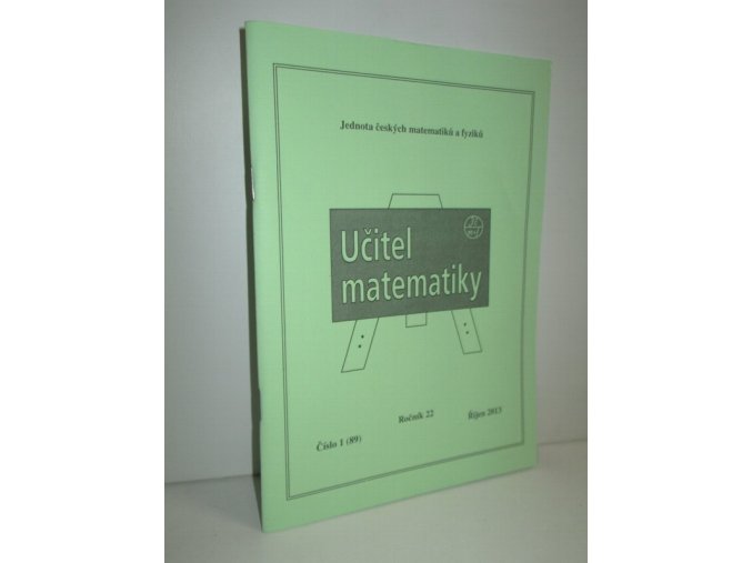 časopis Učitel matematiky čís.1 (89) ročník 22