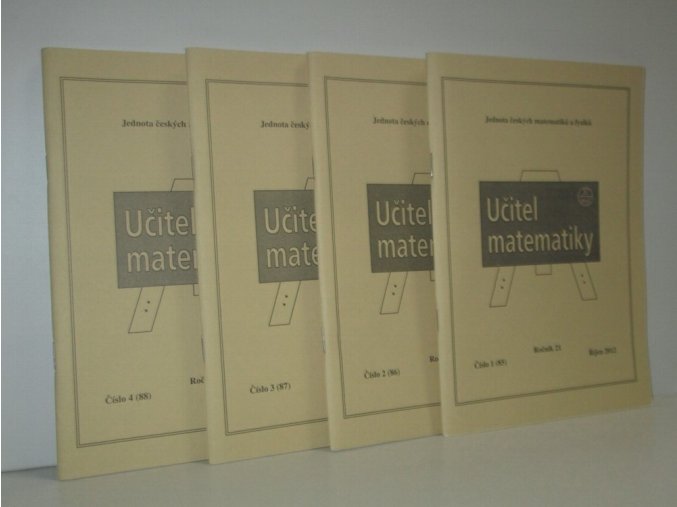 časopis Učitel matematiky čís.1-4 (85-88) ročník 21