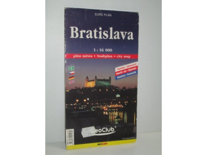 Bratislava a okolí 1:16 000 : plán města