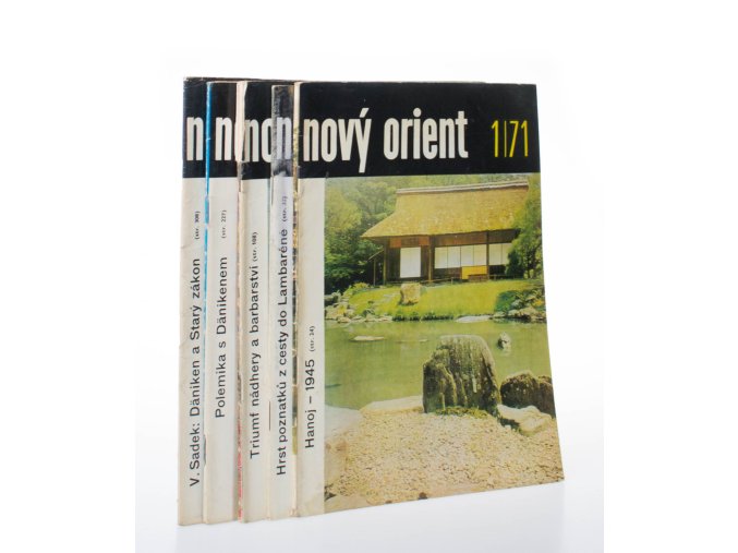 Nový orient:roč.26 5ks (čís.1,2,4-5,8,10)