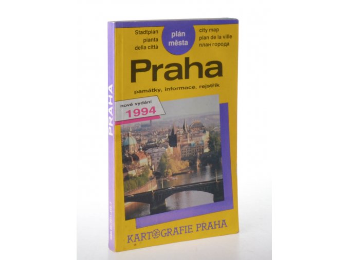 Praha : plán města : památky, informace, rejstřík 1994
