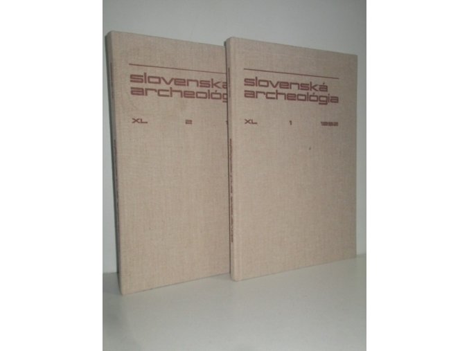 slovenska archeologia XL 1-2 (2 sv.)