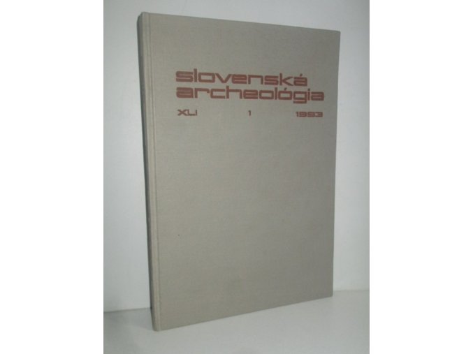 slovenska archeologia XLI 1