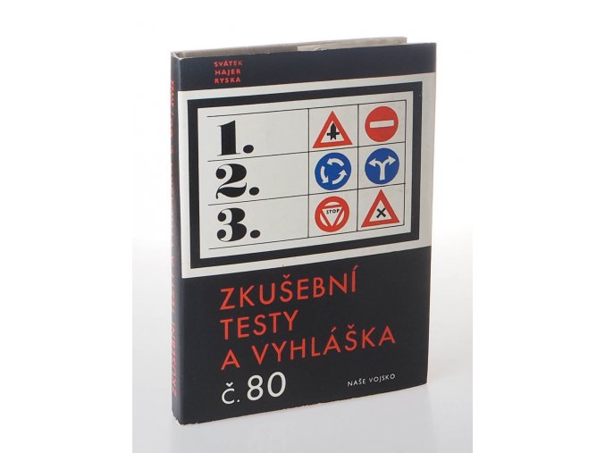 Zkušební testy a vyhláška č. 80: Učebnice pravidel silničního provozu (1968)