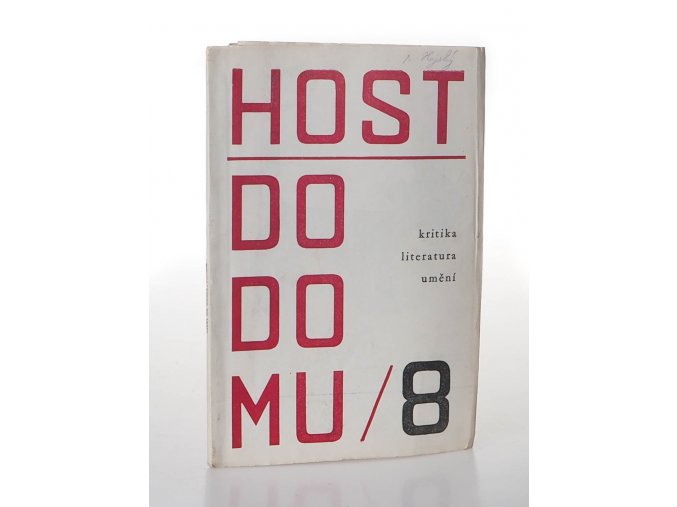 Host do domu : Kritika, literatura, umění /8