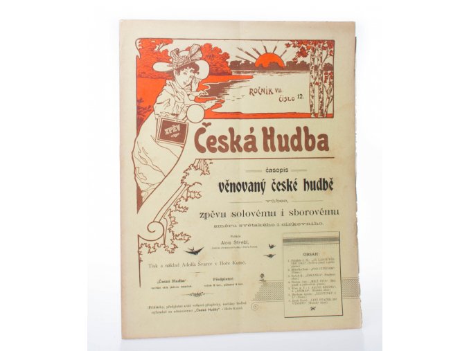 Česká Hudba : časopis věnovaný české hudbě vůbec, zpěvu solovému i sborovému směru světského i církevního, r. VII/č. 12