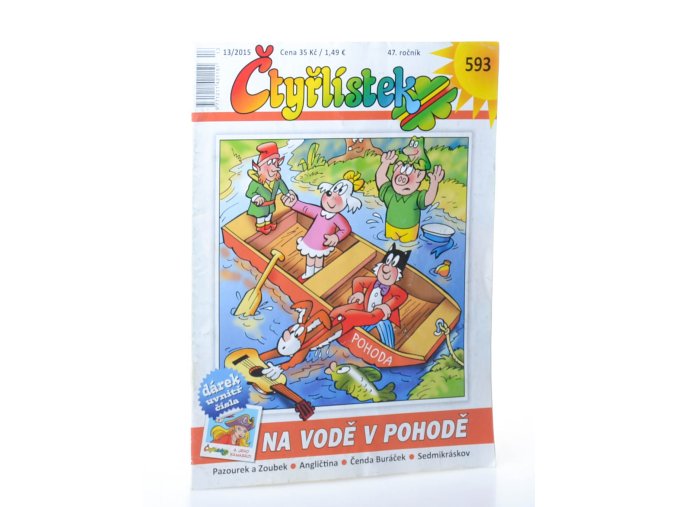 Čtyřlístek : Na vodě v pohodě : číslo 593