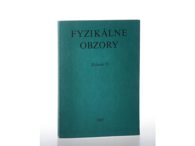 Fyzikálne obzory 15/1987
