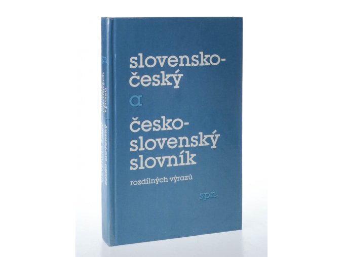 Slovensko-český a česko-slovenský slovník rozdílných výrazů (1989)