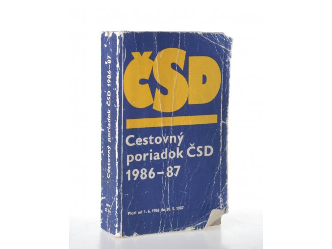 Cestovný poriadok ČSD 1986/87