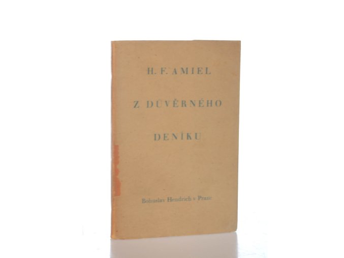 Z důvěrného deníku