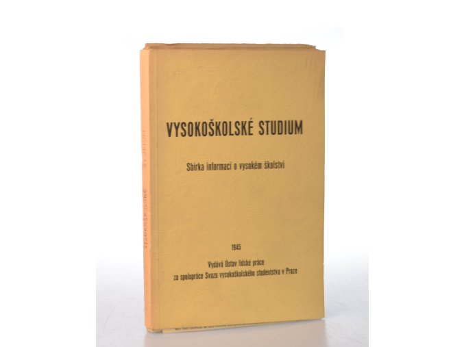 Vysokoškolské studium : sbírka informací o vysokém školství