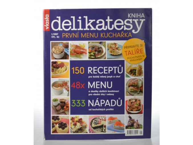 Kniha delikatesy : první menu kuchařka