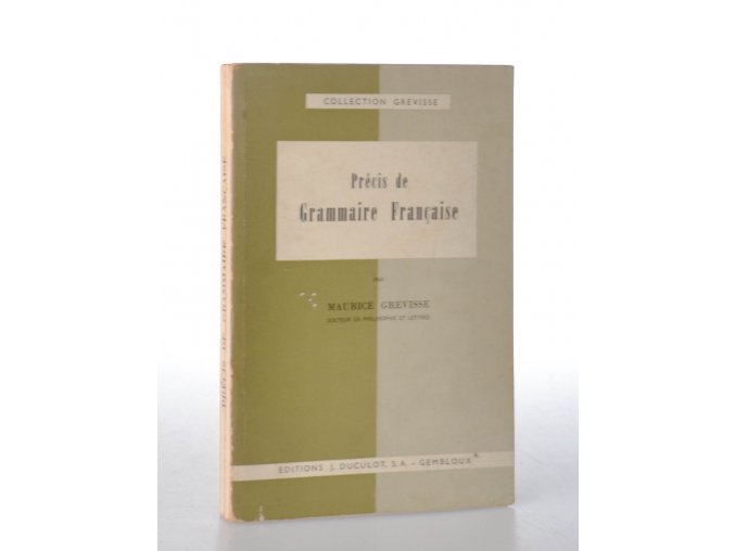 Précis de Grammaire francaise