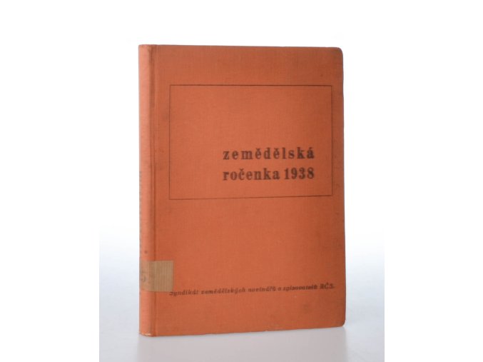 Zemědělská ročenka 1938