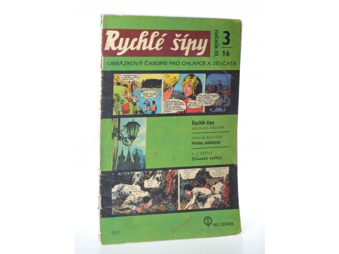 Rychlé šípy - obrázkový časopis pro chlapce a děvčata - Ročník III., 3/16