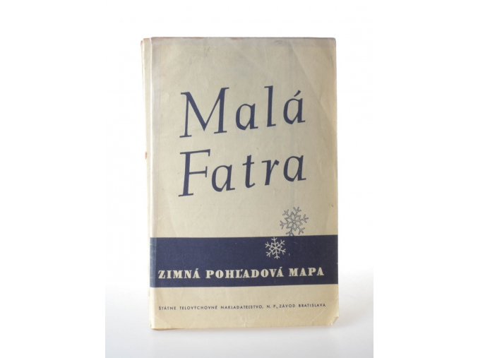 Malá Fatra : zimná pohl'adová mapa