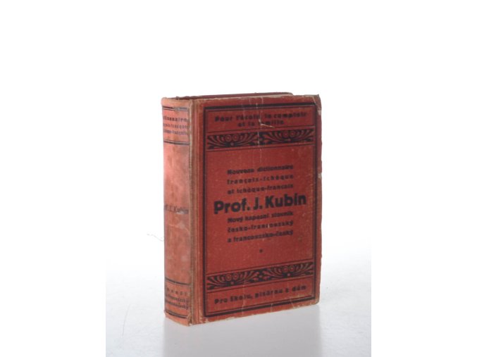 Nový kapesní slovník česko-francouzský a francouzsko-český = Nouveau dictionnaire manuel tcheque-francais et francais-tcheque (1927)