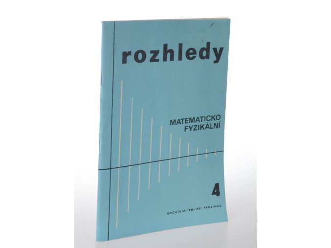 Rozhledy matematicko-fyzikální 4 1980/81