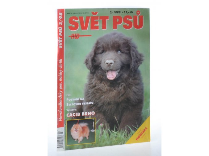 Svět psů 3/1998 ( Novofundlandský pes, Italský chrtík)