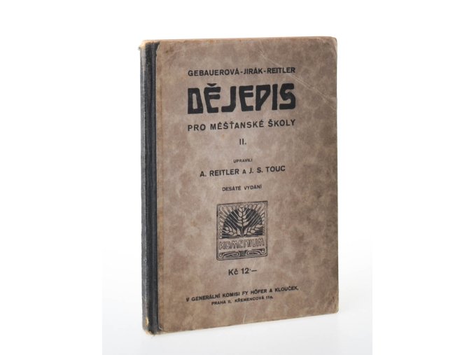 Dějepis pro měšťanské školy II. (1936)