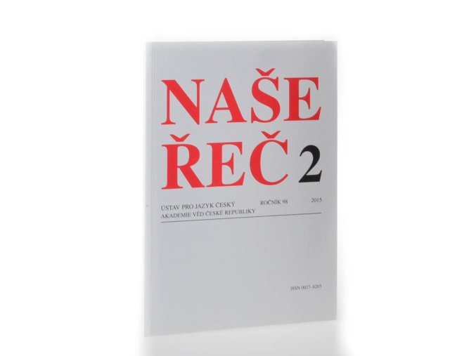 čas. Naše řeč 2 (2015)