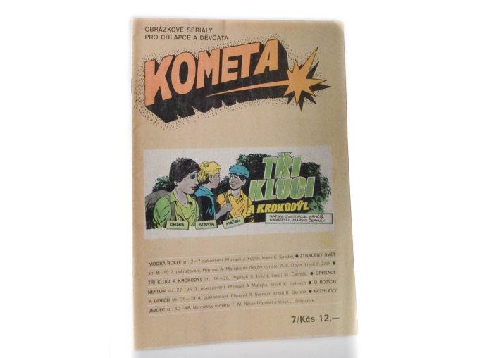 Kometa: obrázkové seriály pro chlapce a děvčata (Tři kluci a krokodýl)