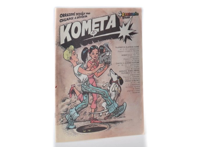 Kometa: obrázkové seriály pro chlapce a děvčata (Tajemství zlatého koně)
