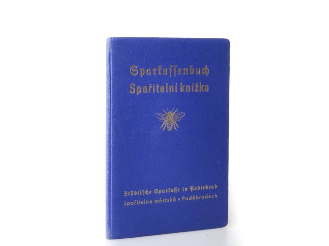Sparkassenbuch  - Spořitelní knížka Spořitelna městská v Poděbradech (1942)